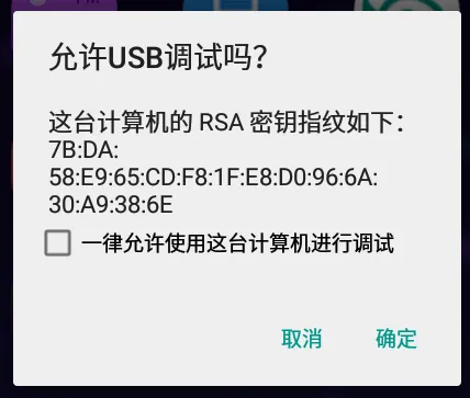undefined 调试授权窗口